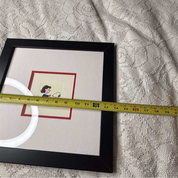 CHARLIE BROWN SNOOPY COOKIE SOWA & REISER HAND PAINTED ETCHING PAINTING /500 - Picture 4 of 5